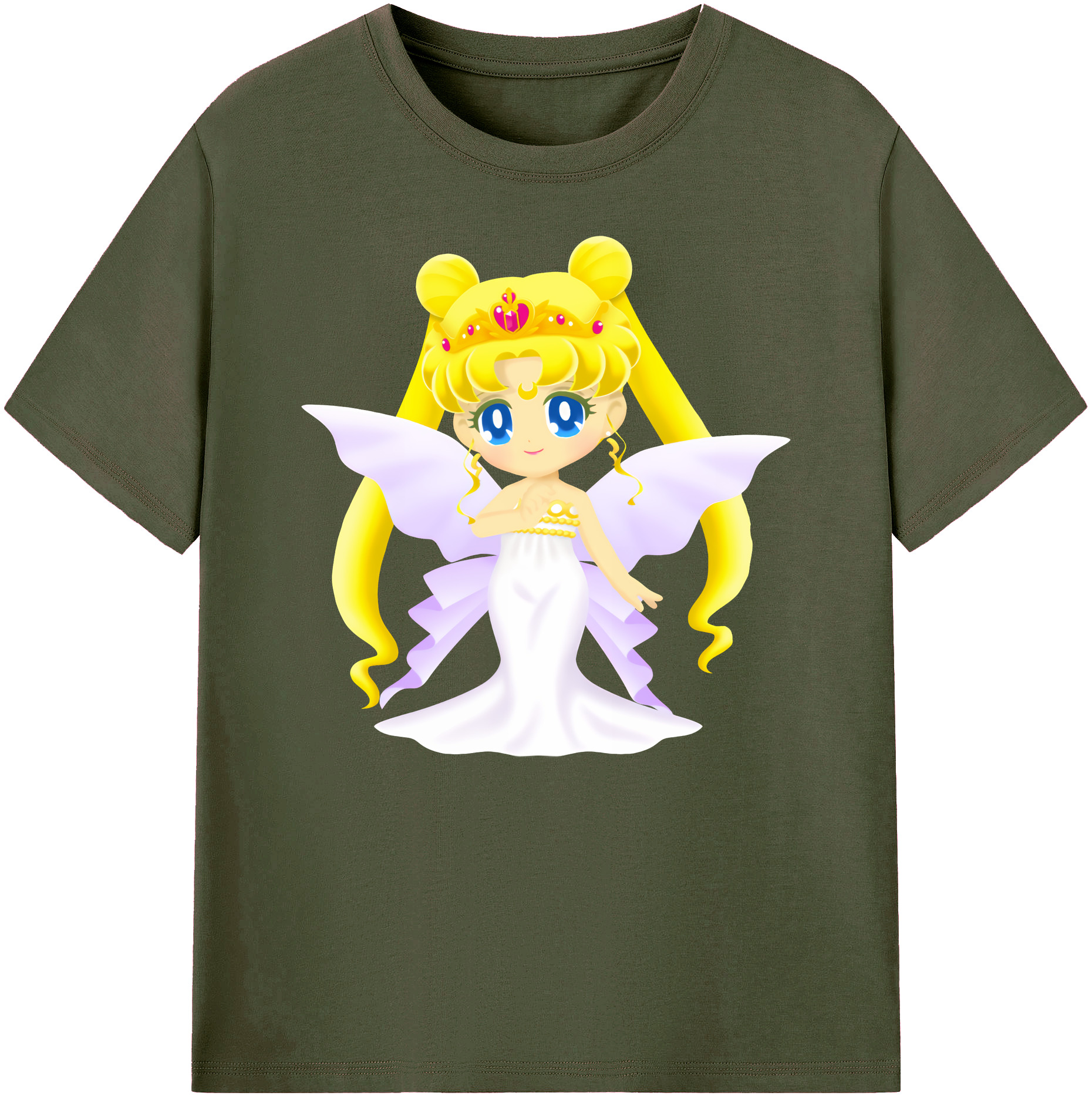 （画像用） 美少女戦士セーラームーン 愛野 美奈子 あいの みなこ Sailor Moon Aino Minako 綿100％ メンズ半袖Tシャツ｜肌触りやわらか＆通気性